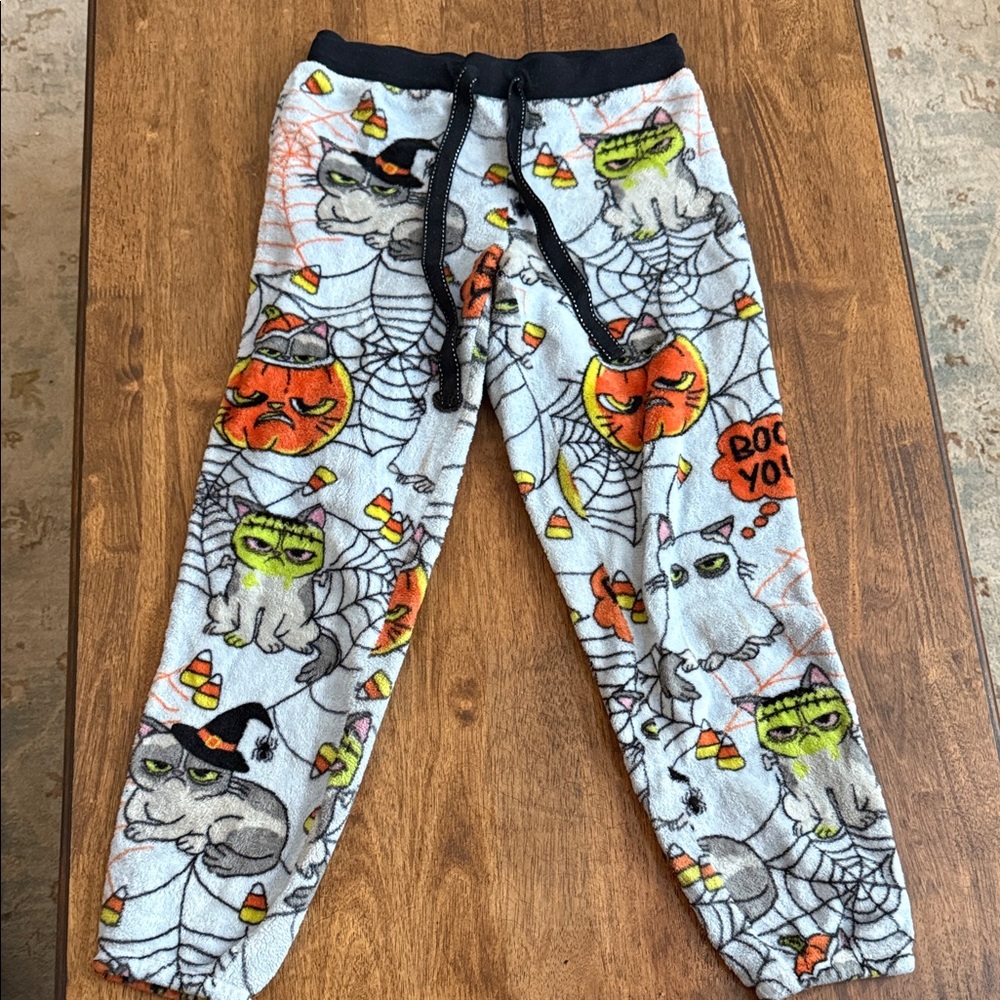 Grumpy Cat Halloween Pajama Pants Size S